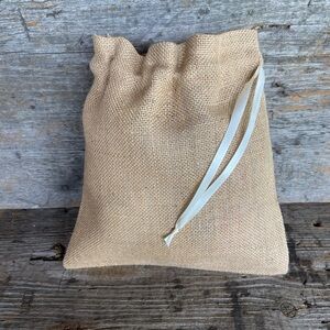 Money Dance Bag, burlap, brand new never used, handmade. 11x12 no lining